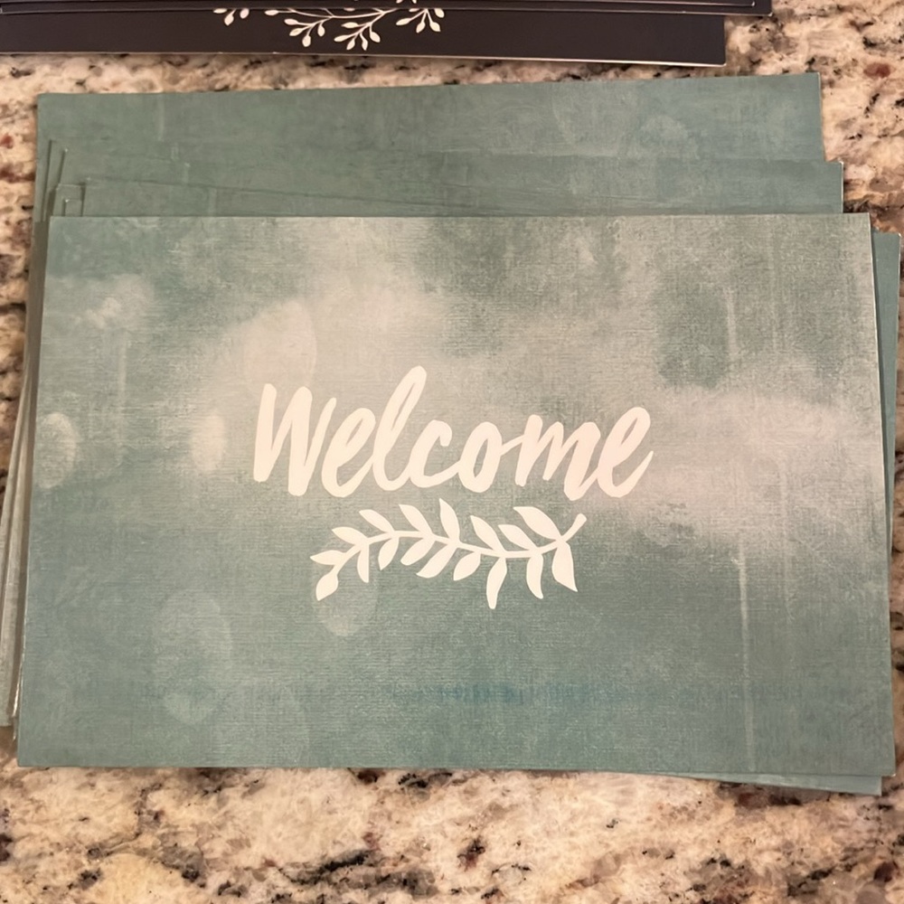 Assorted Welcome Cards and Envelopes Set of 48 Business Stationary Minimalist - Picture 2 of 7